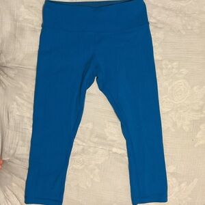 Blue Lululemon Capri Leggings